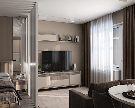 Туман бежевый